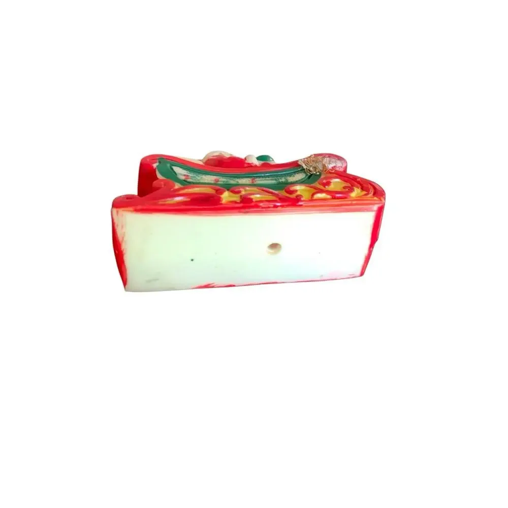 Soft Rubber Santa Claus & Sleigh Loaded with Presents Ornament‎ Christmas Japan